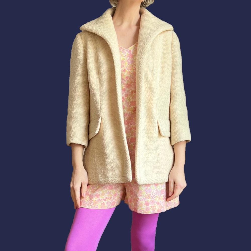 Lilli Ann Vintage Coat, Wool 50s 60s Jacket